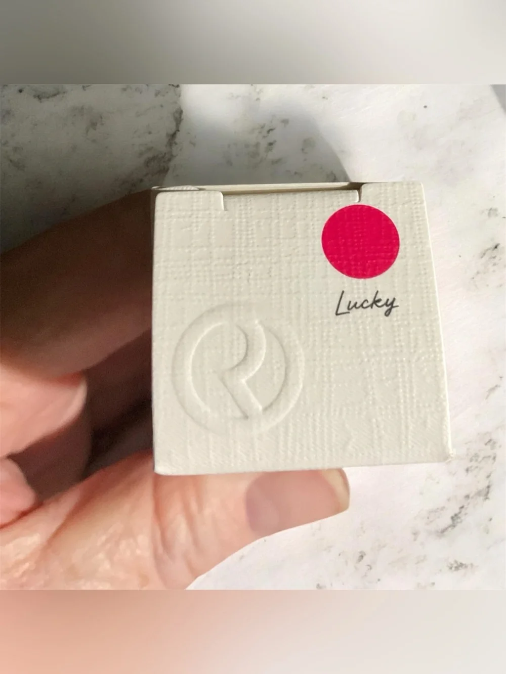 Rare Beauty Soft Pinch Dewy Liquid Blush Lucky (Peach Pink)